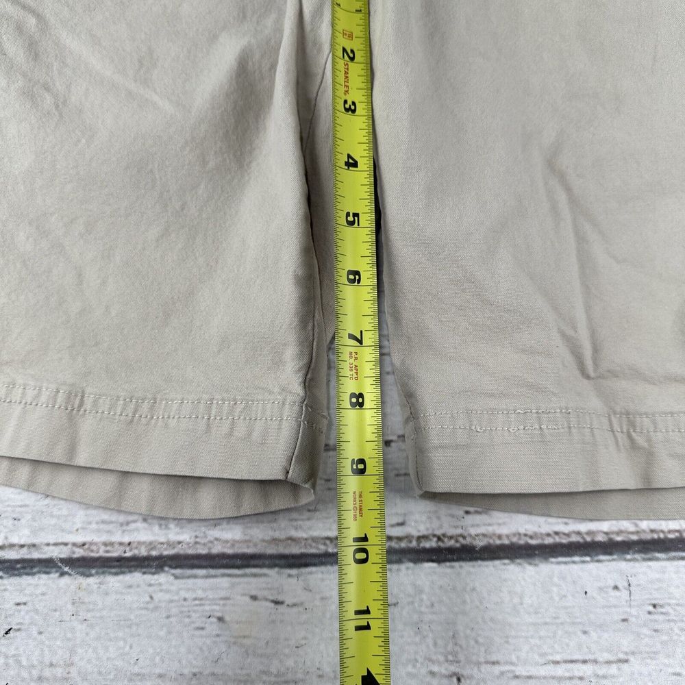 Columbia Men's Shorts Khaki Tan Lightweight Size 34/10 Hike Cotton Elastane Flaw - Picture 5 of 10